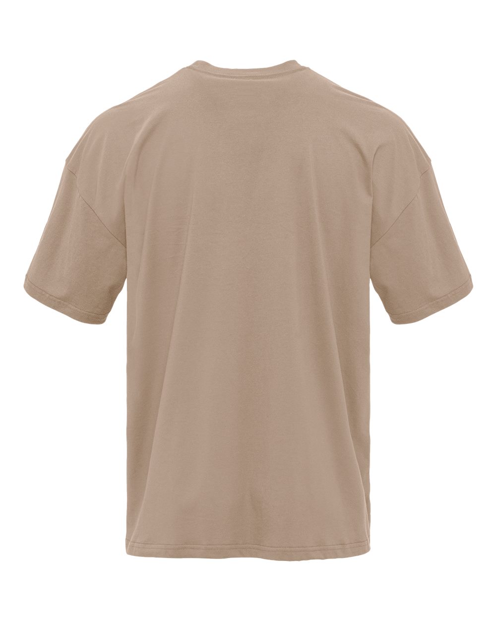 Next Level 7200 Unisex Heavyweight Tee in Tan, back