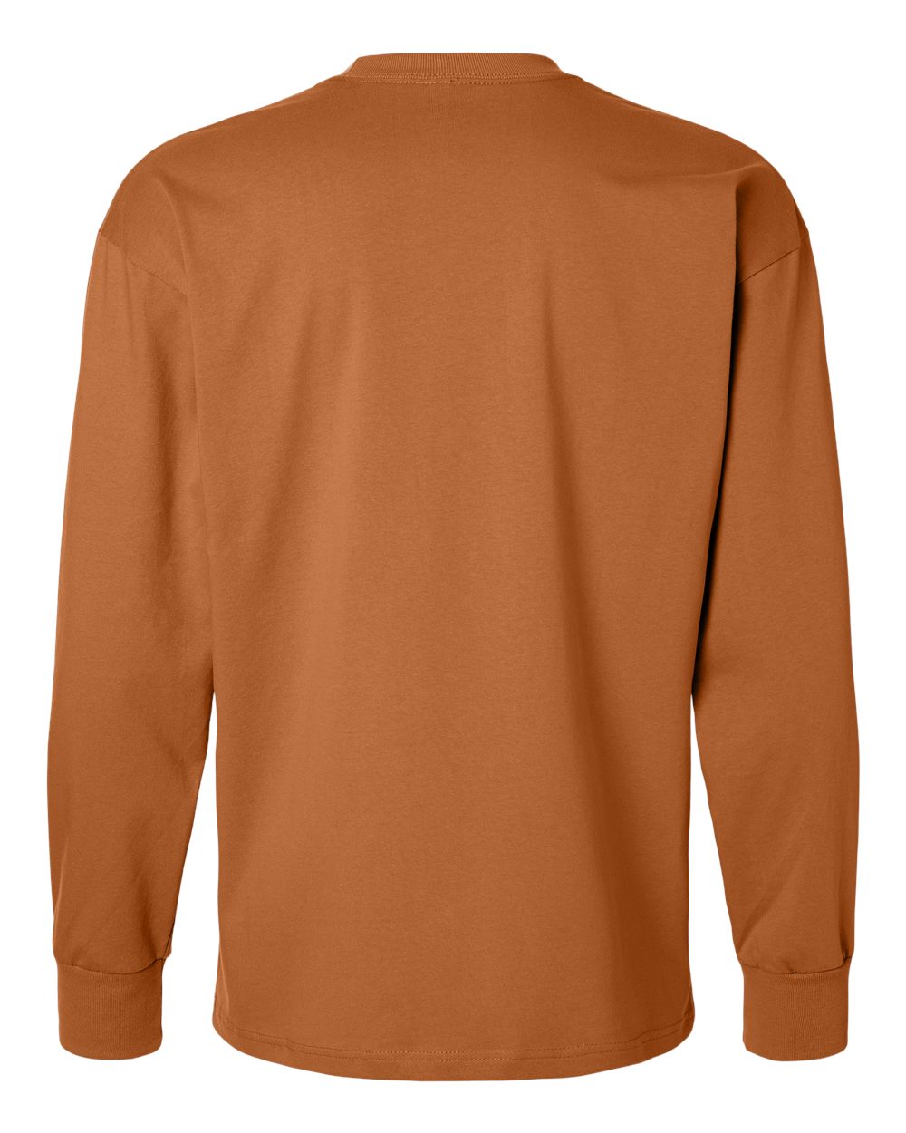 Next Level 7211 Unisex Heavyweight Long Sleeve Tee in Clay, back