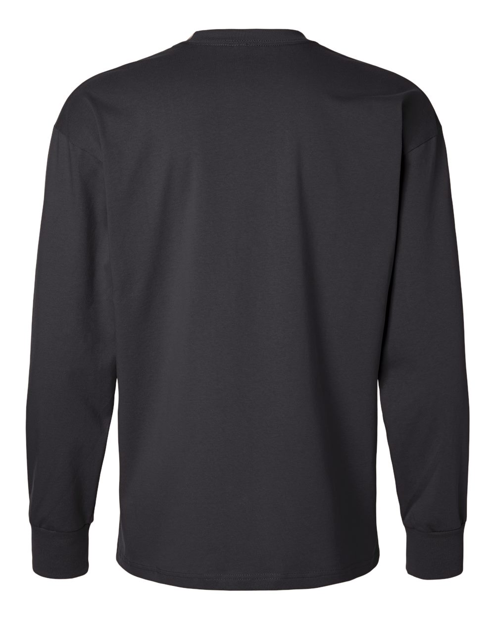 Next Level 7211 Unisex Heavyweight Long Sleeve Tee in Graphite Black, back