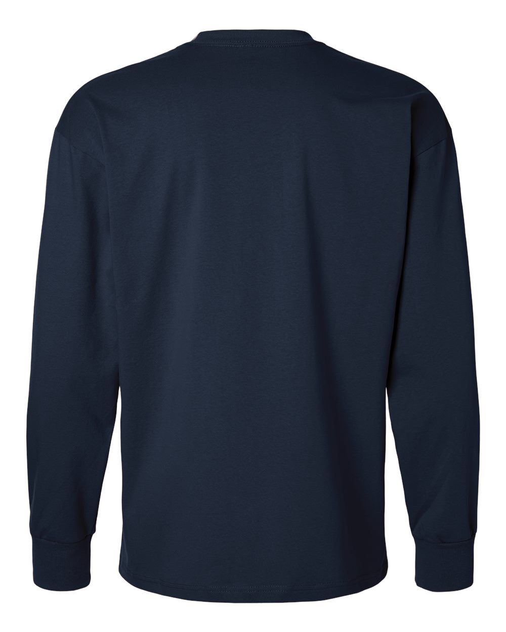 Next Level 7211 Unisex Heavyweight Long Sleeve Tee in Midnight Navy, back