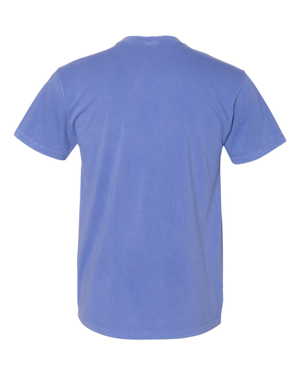 Next Level 7410 Unisex Inspired Dye Tee in Peri Blue, back