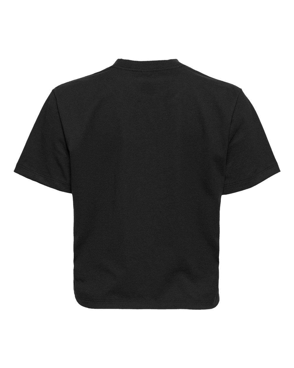 Next Level 7610 Women's Heavyweight Boxy Tee in Black, back