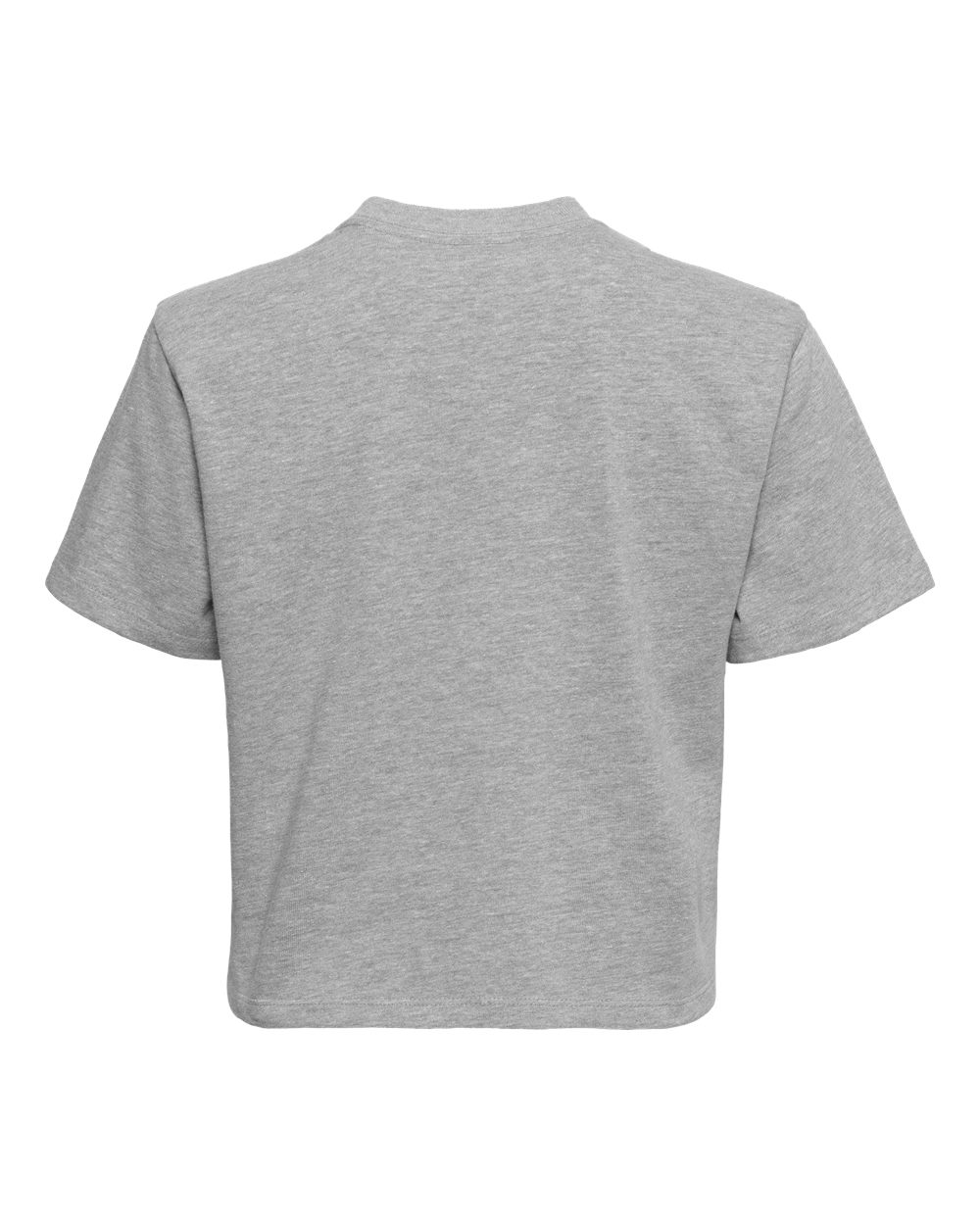 Next Level 7610 Women's Heavyweight Boxy Tee in Heather Grey, back
