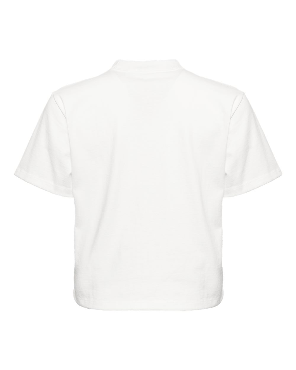 Next Level 7610 Women's Heavyweight Boxy Tee in White, back