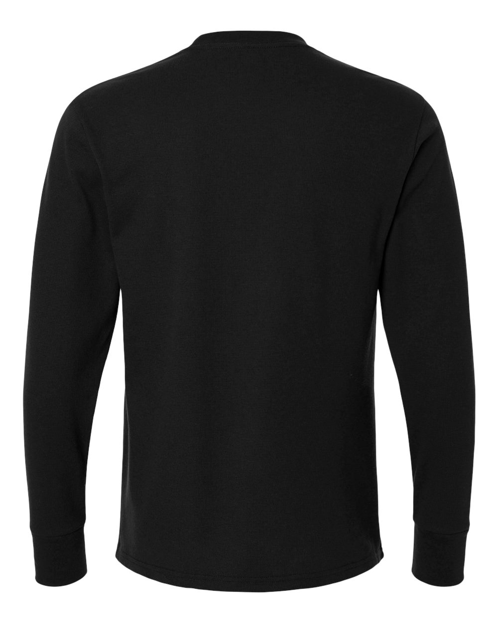 Next Level 8211 Unisex Ideal Thermal Long Sleeve Tee in Black, back