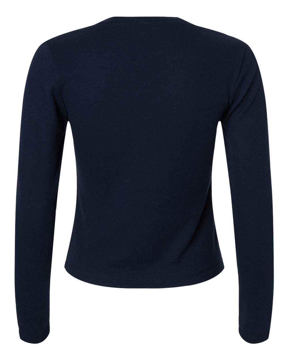 Next Level 8212 Women's Ideal Thermal Long Sleeve Shirt in Midnight Navy, back