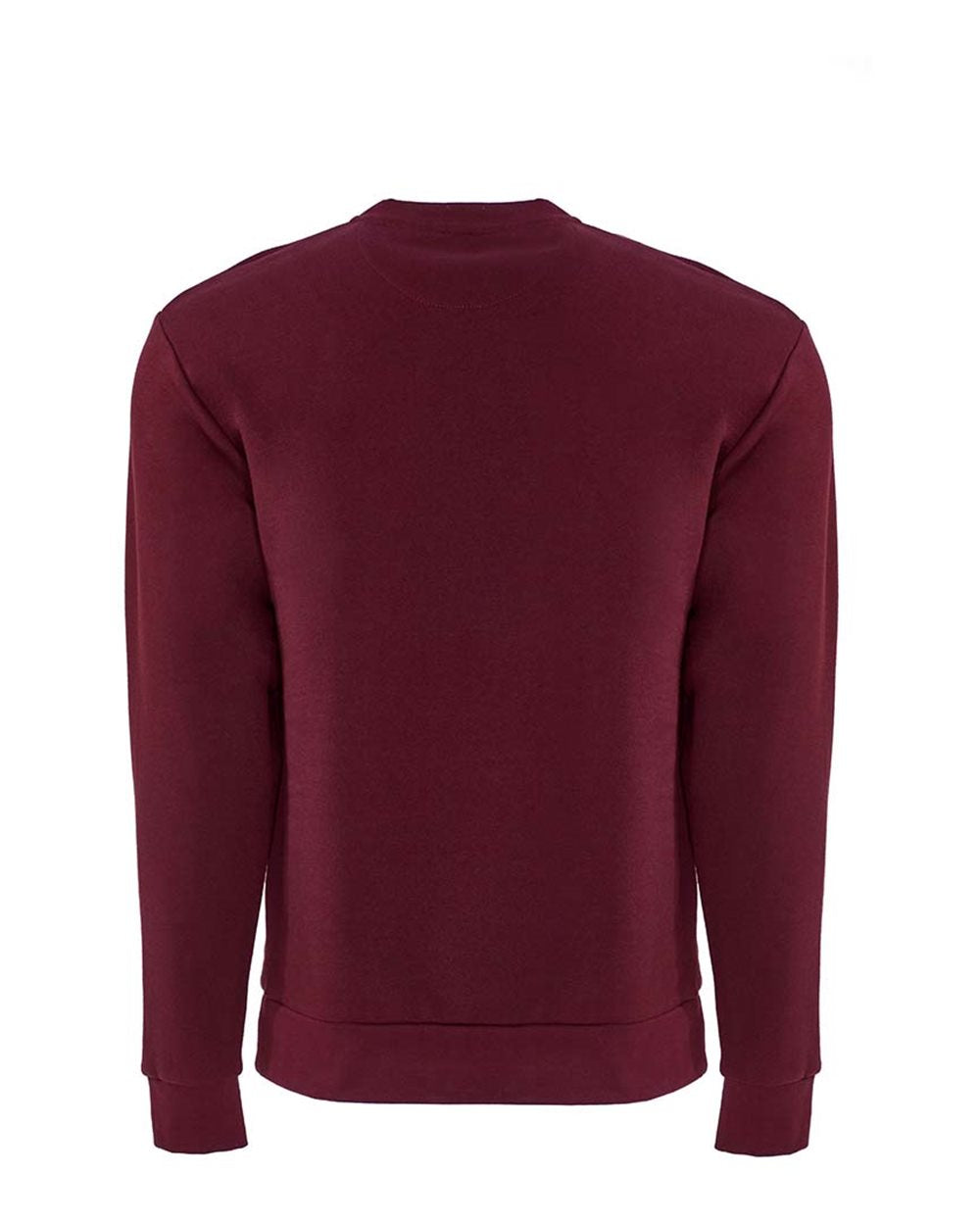 Next Level 9001 Unisex Santa Barbara Pocket Crewneck Sweatshirt in Cardinal, back