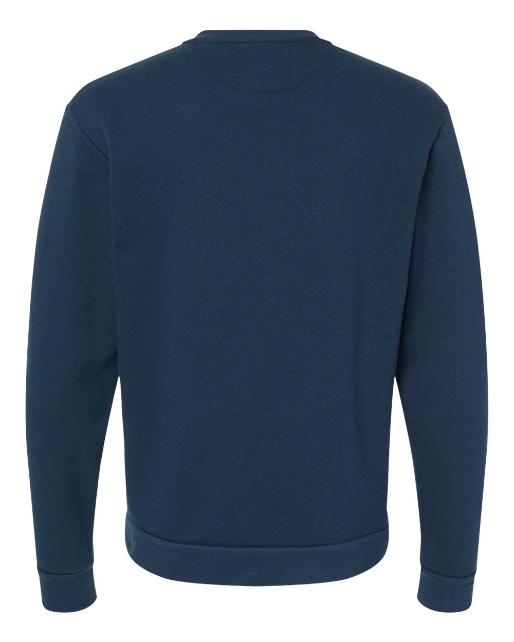 Next Level 9001 Unisex Santa Barbara Pocket Crewneck Sweatshirt in Midnight Navy, back