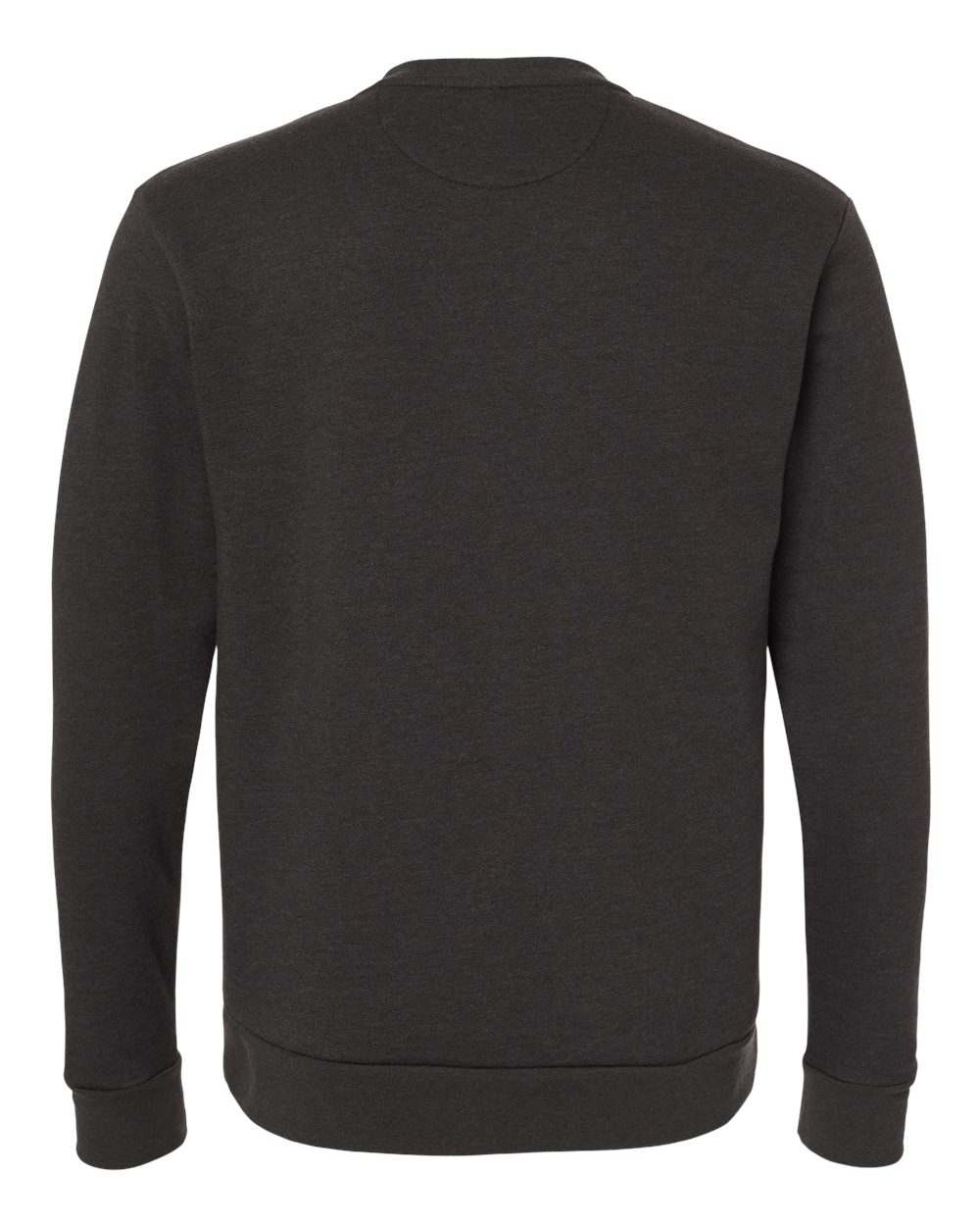Next Level 9002 Unisex Malibu Crewneck Sweatshirt in Heather Black, back