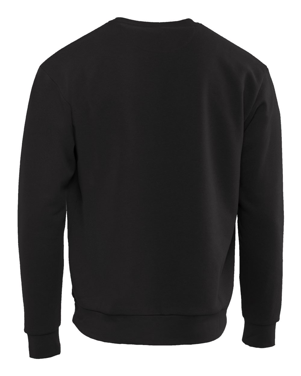 Next Level 9003 Unisex Santa Barbara Crewneck Sweatshirt in Black, back