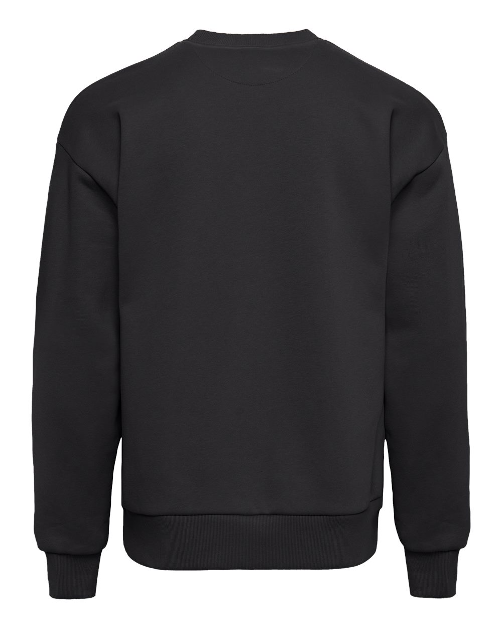 Next Level 9007 Unisex Heavyweight Crewneck Sweatshirt in Graphite Black, back