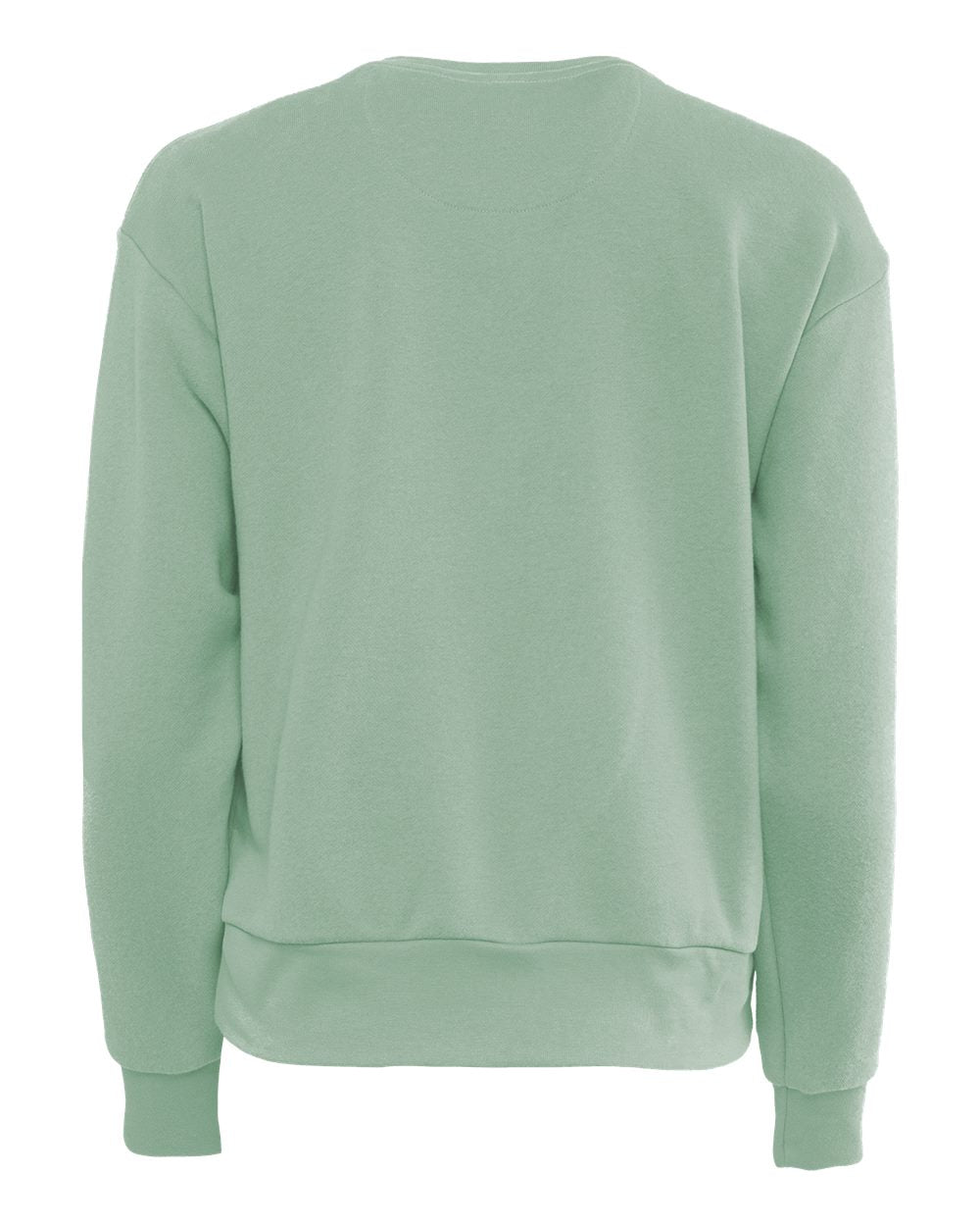 Next Level 9084 Women's Laguna Sueded Crewneck Sweatshirt in Stonewash Green, back