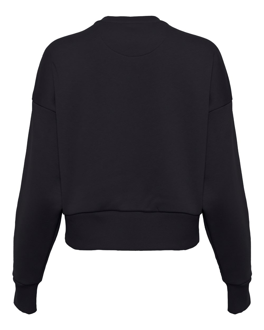 Next Level 9087 Women's Heavyweight Crewneck Sweatshirt in Black, back