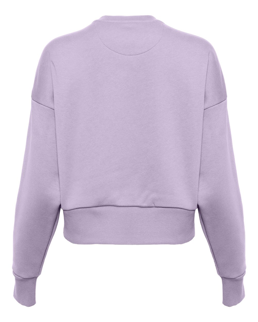 Next Level 9087 Women's Heavyweight Crewneck Sweatshirt in Lavender, back