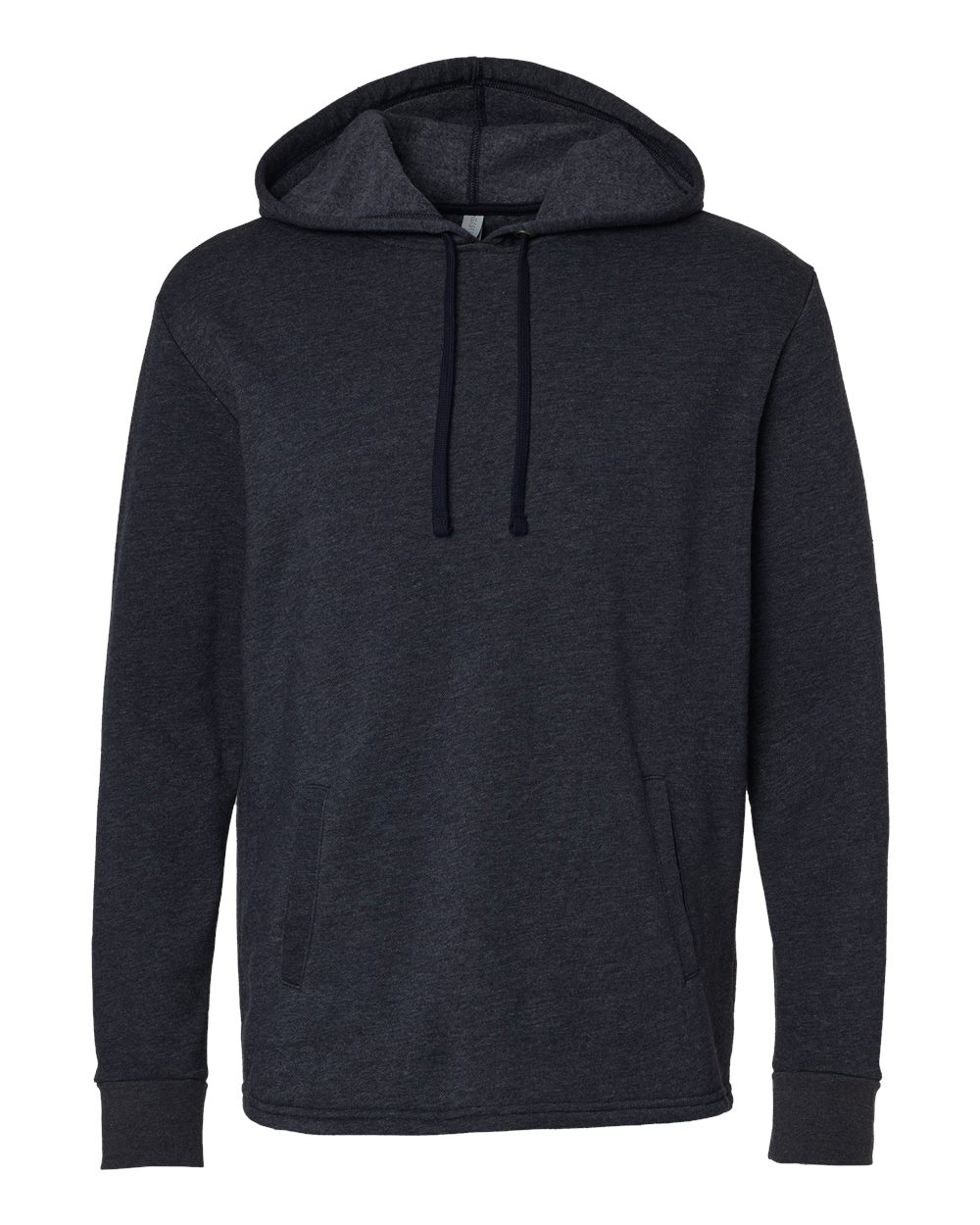 Next Level 9300 Unisex Malibu Welt Pocket Hoodie Sweatshirt in Heather Midnight Navy