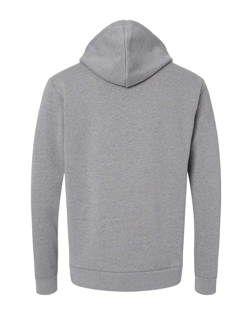 Next Level 9302 Unisex Malibu Hoodie Sweatshirt in Heather Grey, back
