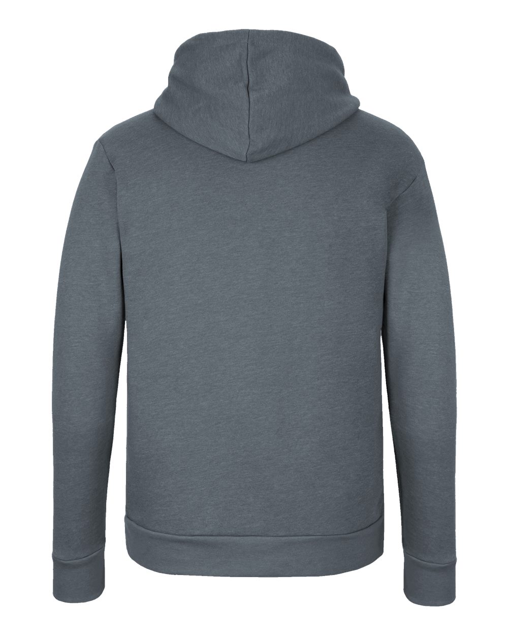 Next Level 9302 Unisex Malibu Hoodie Sweatshirt in Heather Slate Blue, back