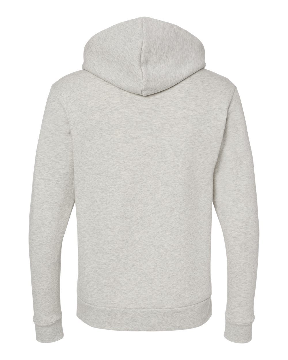 Next Level 9302 Unisex Malibu Hoodie Sweatshirt in Oatmeal, back