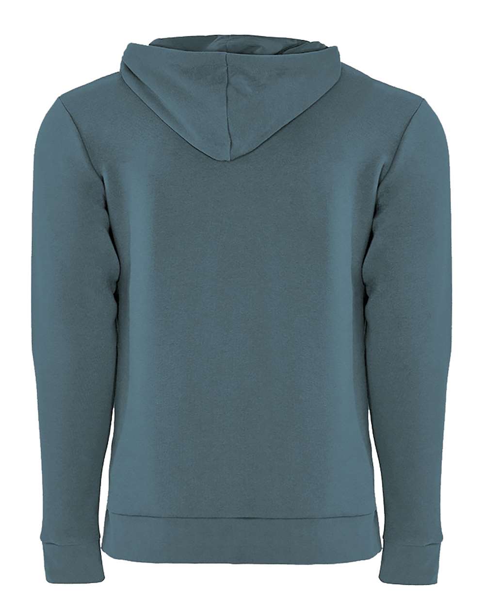 Next Level 9303 Unisex Santa Barbara Hoodie Sweatshirt in Antique Denim, back