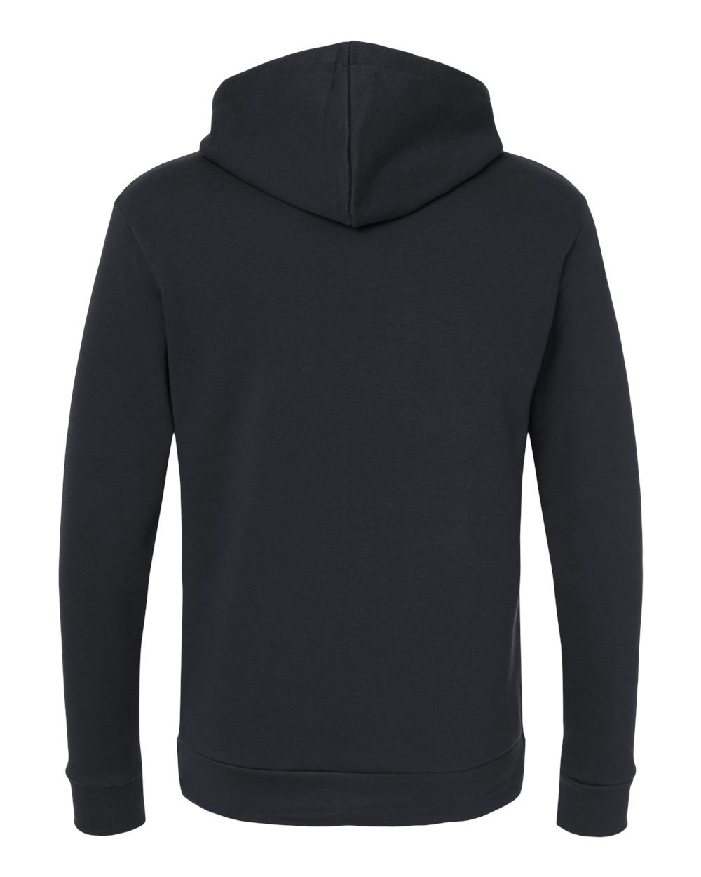Next Level 9303 Unisex Santa Barbara Hoodie Sweatshirt in Black, back