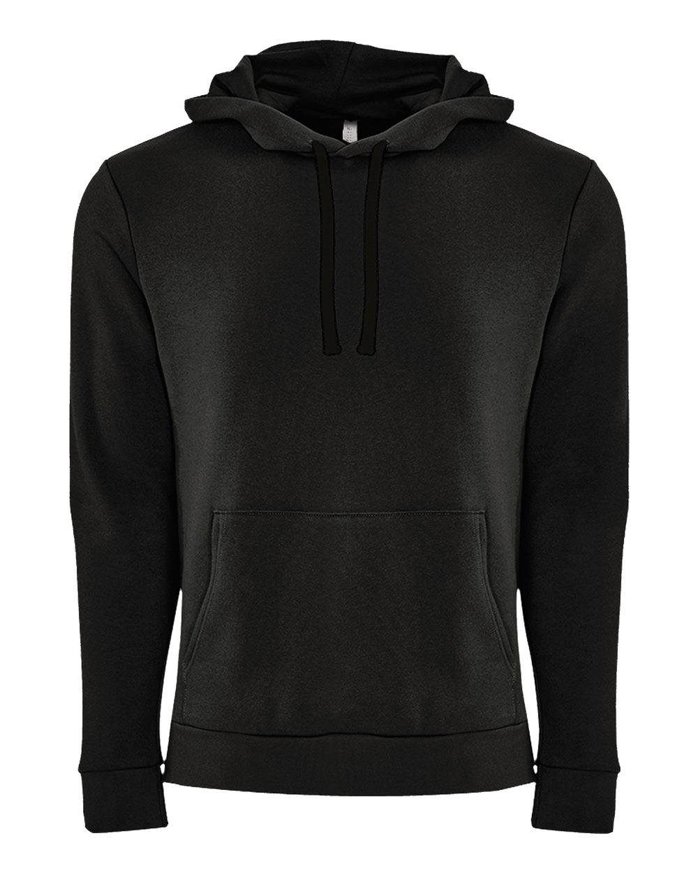 Next Level 9303 Unisex Santa Barbara Hoodie Sweatshirt in Black/ Black