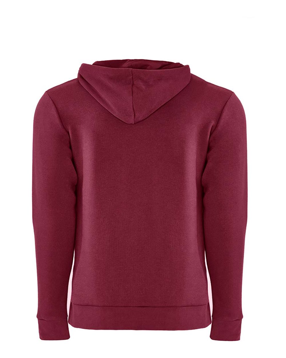 Next Level 9303 Unisex Santa Barbara Hoodie Sweatshirt in Cardinal, back