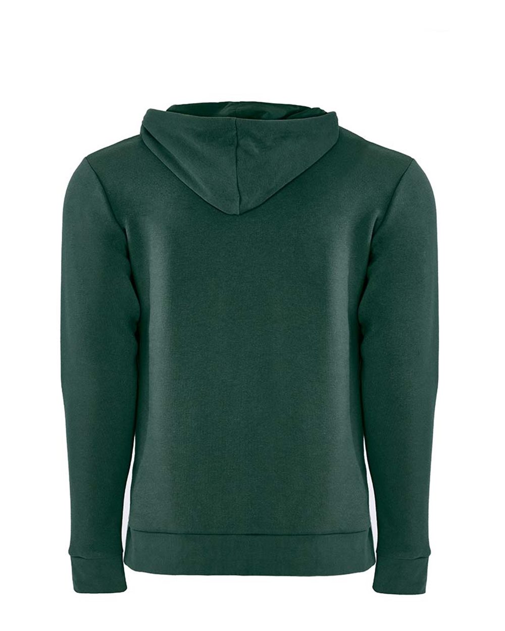 Next Level 9303 Unisex Santa Barbara Hoodie Sweatshirt in Forest Green, back