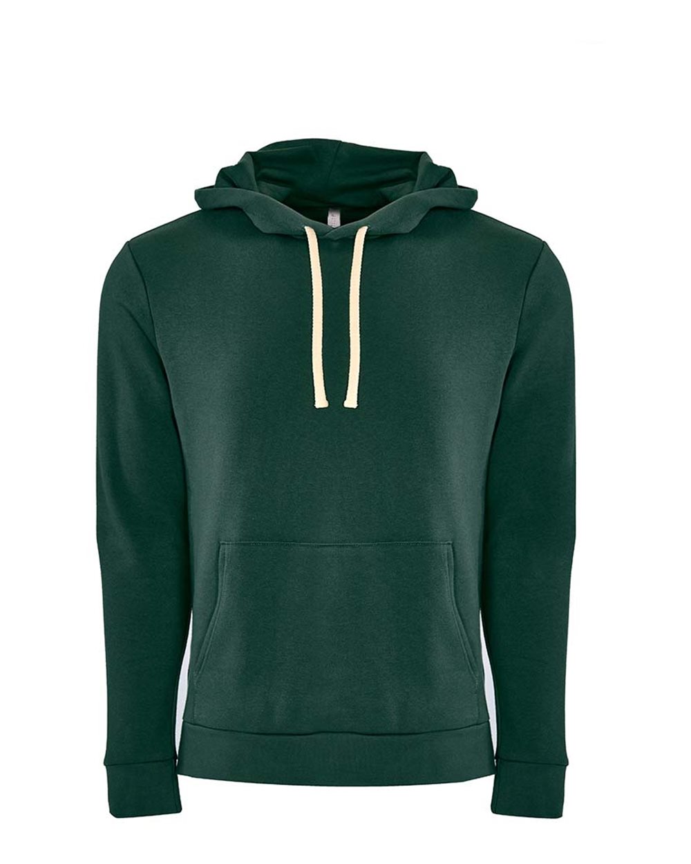 Next Level 9303 Unisex Santa Barbara Hoodie Sweatshirt in Forest Green