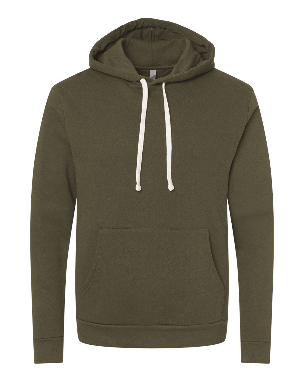 Next Level 9303 Unisex Santa Barbara Hoodie Sweatshirt in Military Green