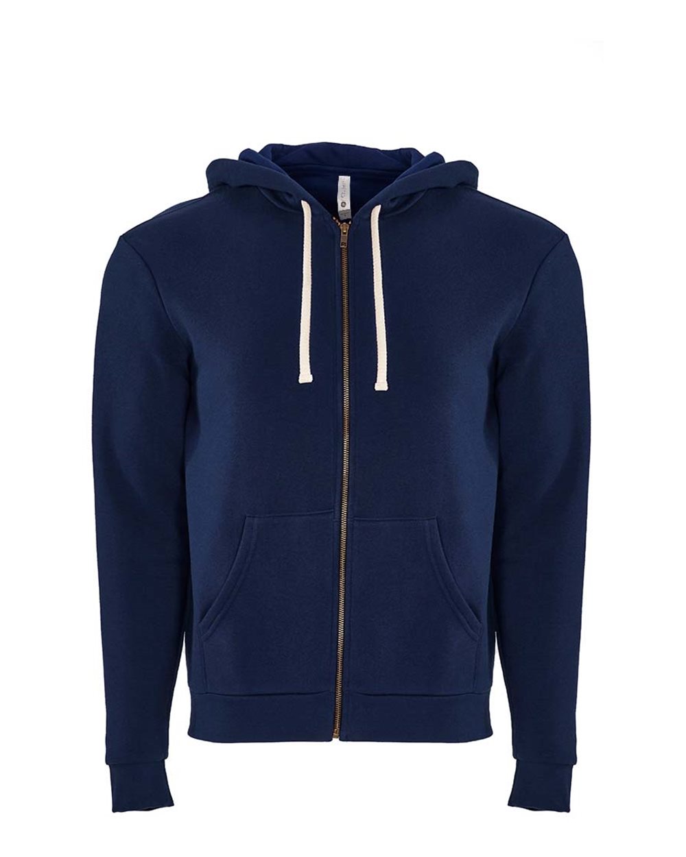 Next Level 9602 Unisex Santa Barbara Full-Zip Hoodie Sweatshirt in Midnight Navy