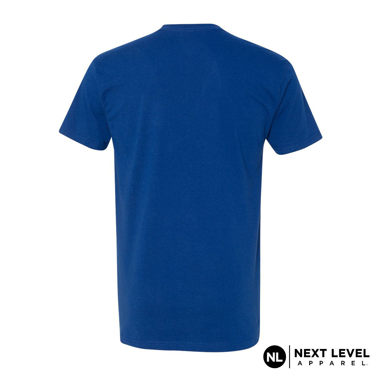 Next Level T-Shirt Royal back