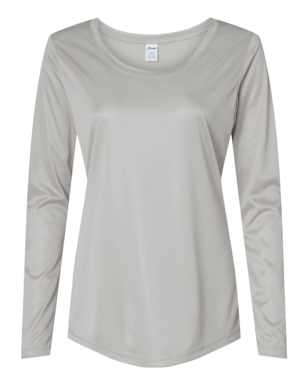 Paragon 214 Women's Long Islander Performance Long Sleeve T-Shirt in Aluminum
