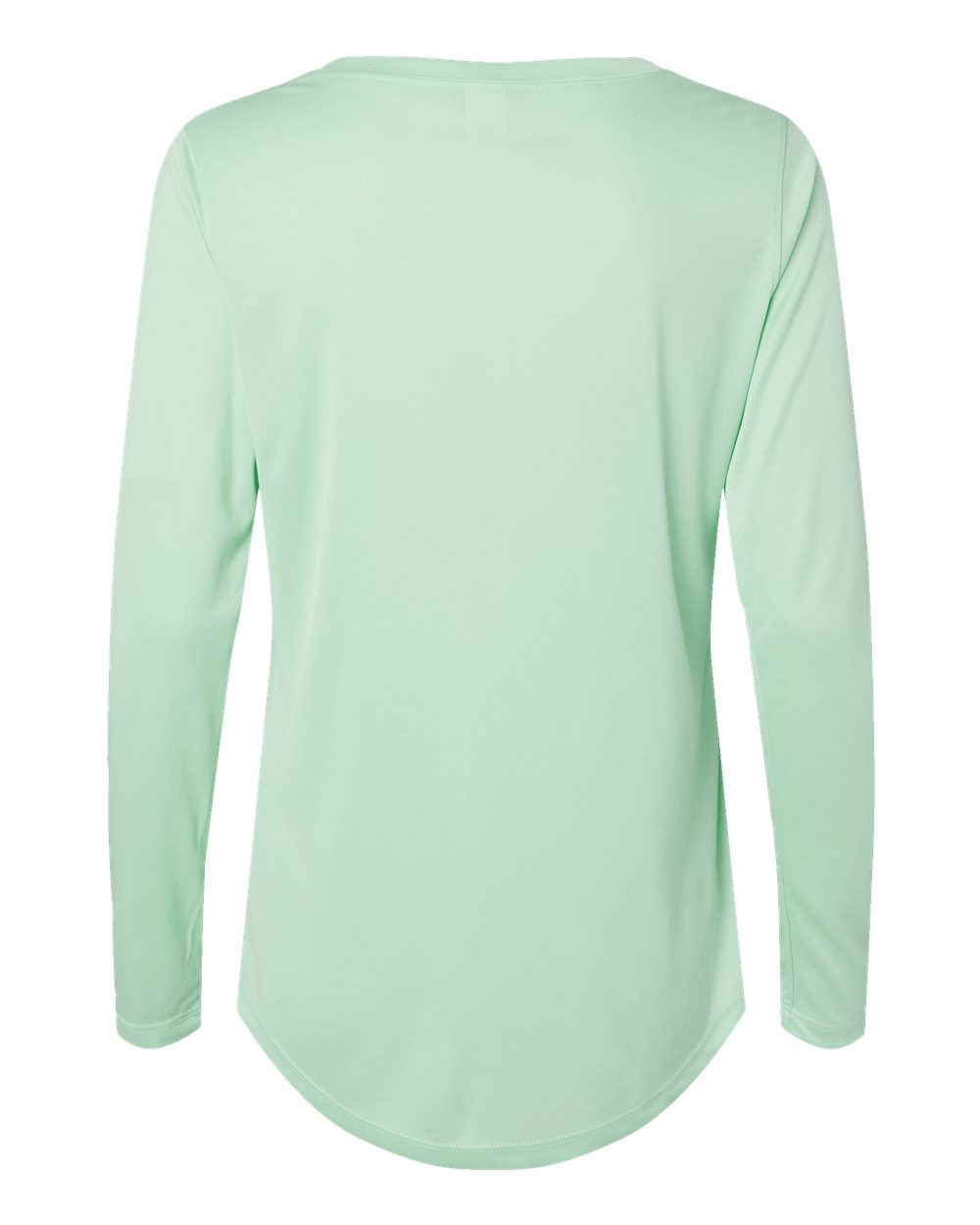Paragon 214 Women's Long Islander Performance Long Sleeve T-Shirt in Mint Green, back