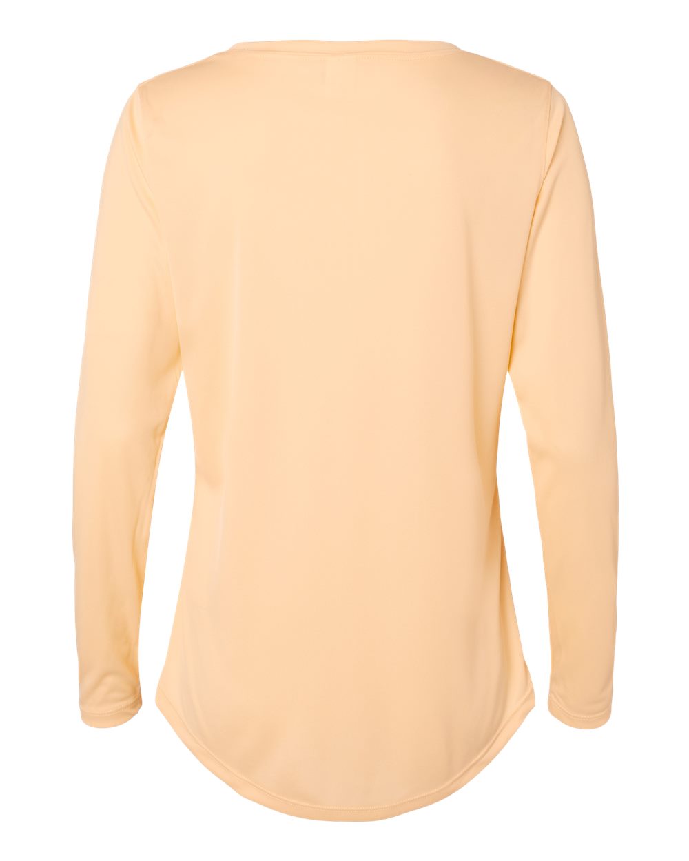 Paragon 214 Women's Long Islander Performance Long Sleeve T-Shirt in Peach, back