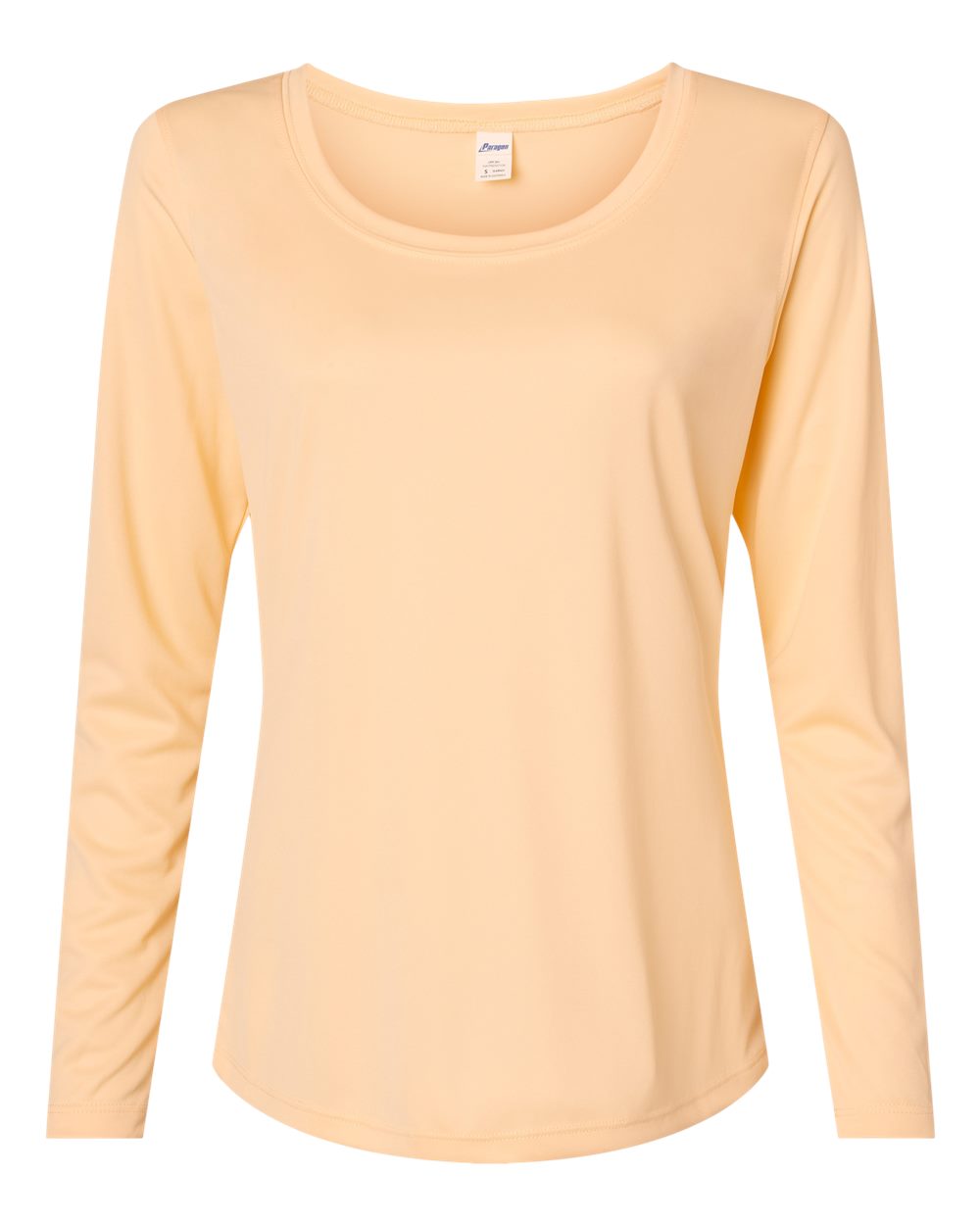 Paragon 214 Women's Long Islander Performance Long Sleeve T-Shirt in Peach