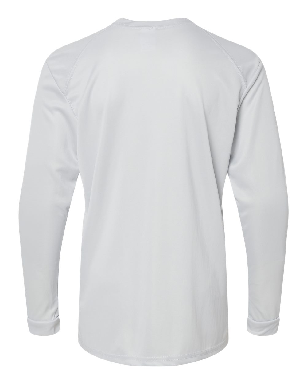 Paragon 218Y Youth Long Islander Performance Long Sleeve T-Shirt in Aluminum, back