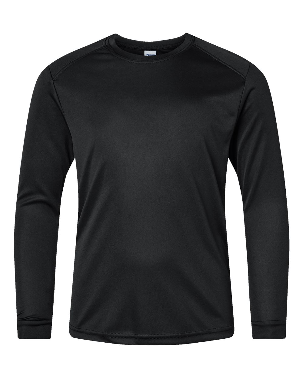 Paragon 218Y Youth Long Islander Performance Long Sleeve T-Shirt in Black