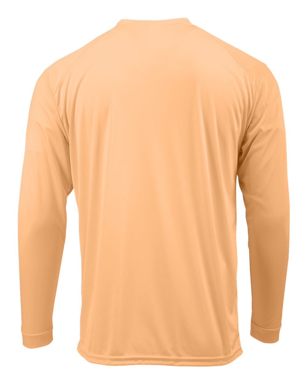 Paragon 218Y Youth Long Islander Performance Long Sleeve T-Shirt in Coral, back