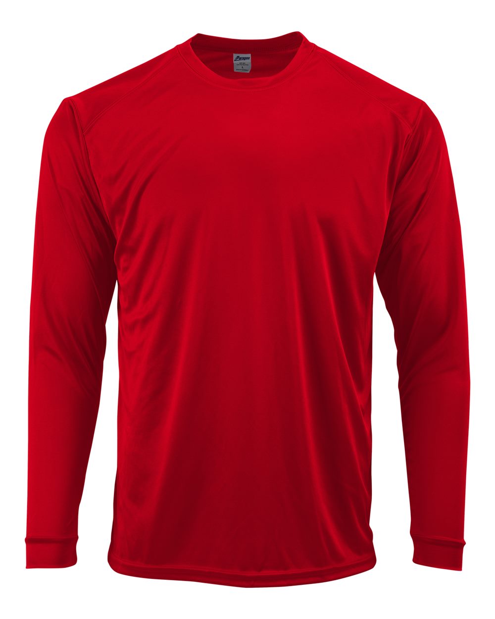 Paragon 218Y Youth Long Islander Performance Long Sleeve T-Shirt in Red