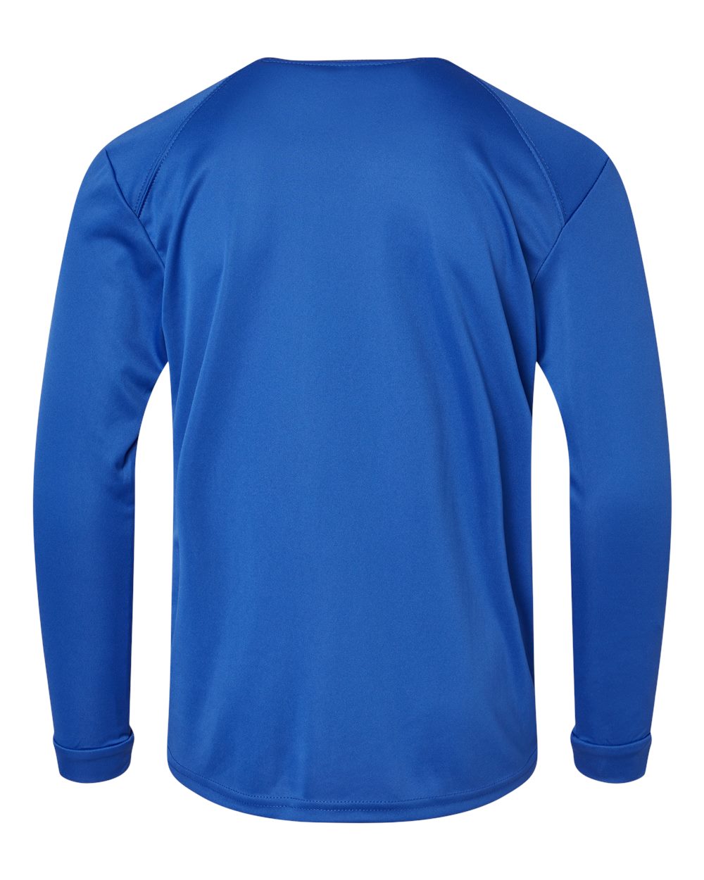 Paragon 218Y Youth Long Islander Performance Long Sleeve T-Shirt in Royal, back