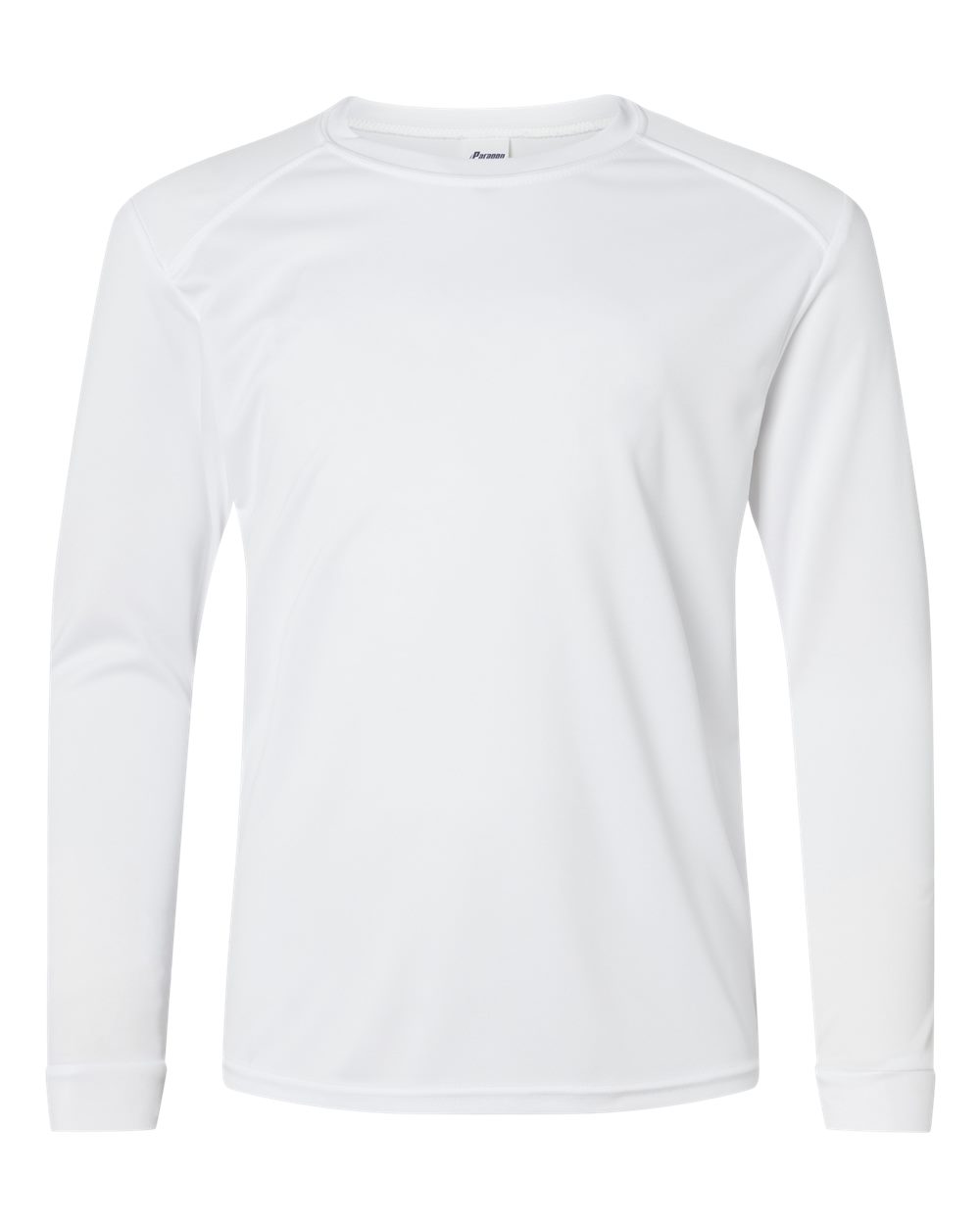 Paragon 218Y Youth Long Islander Performance Long Sleeve T-Shirt in White