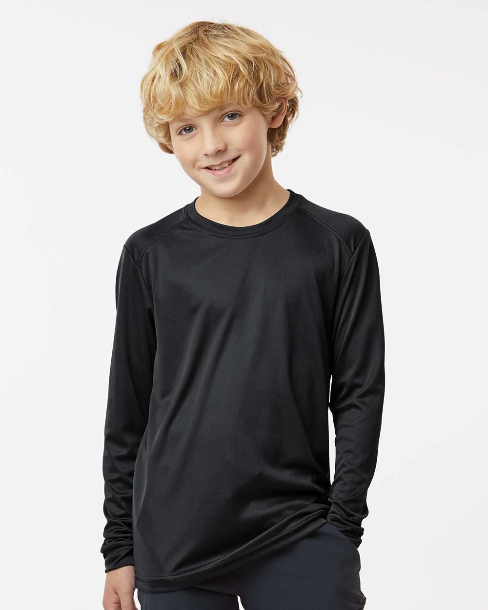 Paragon 218Y Youth Long Islander Performance Long Sleeve T-Shirt