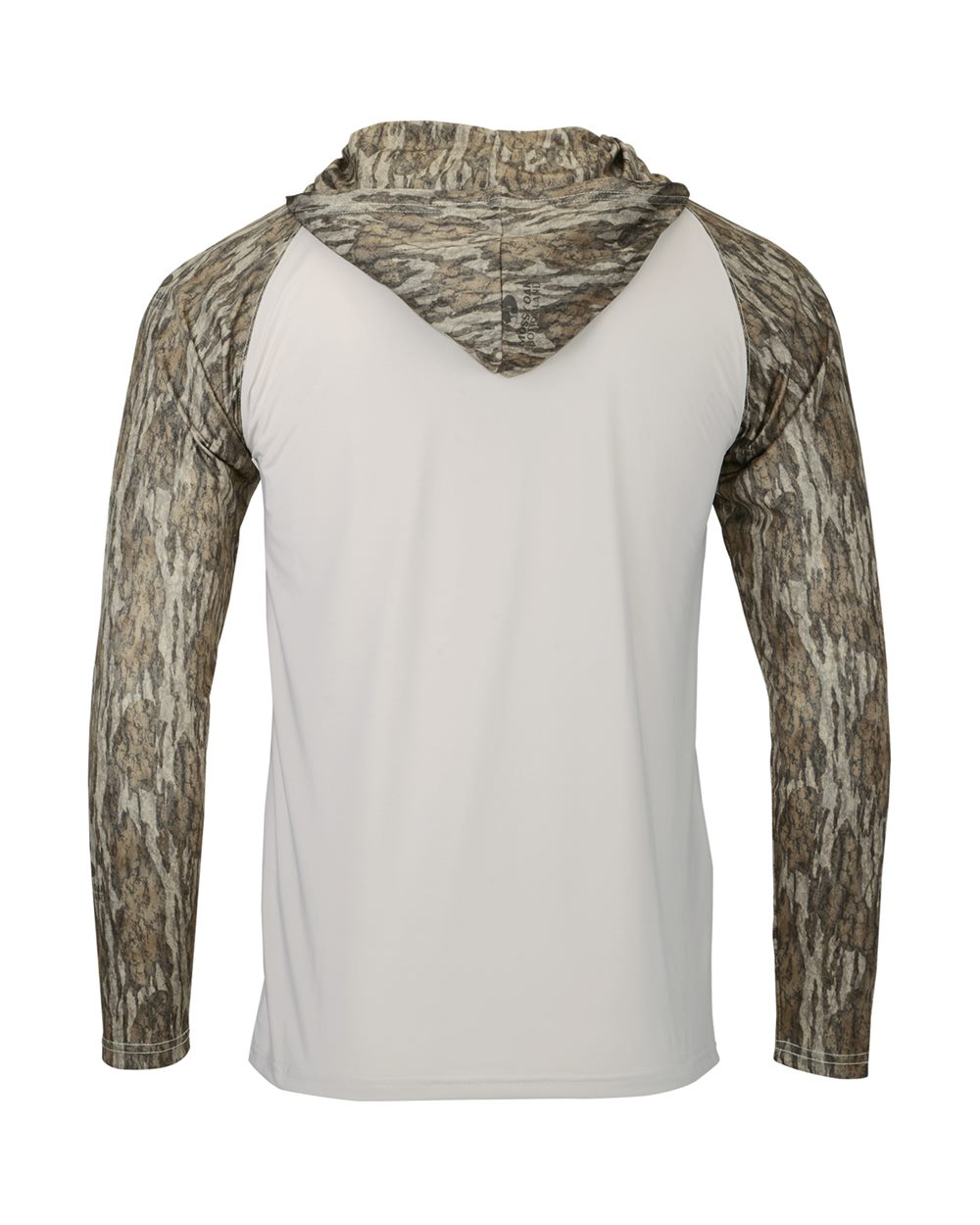 Paragon 241 Men's Biloxi Performance Colorblocked Hooded Long Sleeve T-Shirt in Bottomland, back