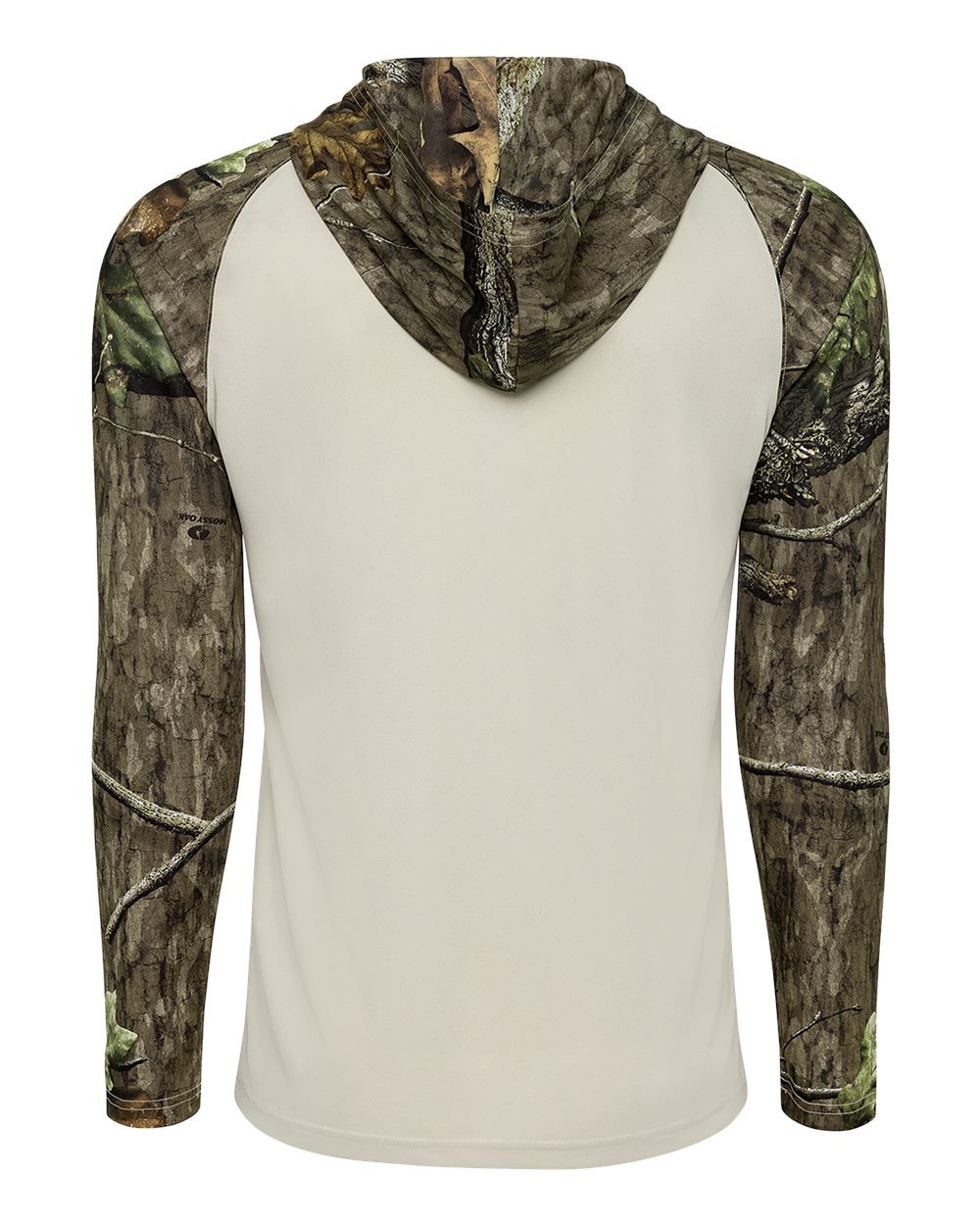 Paragon 241 Men's Biloxi Performance Colorblocked Hooded Long Sleeve T-Shirt in Country Roots, back