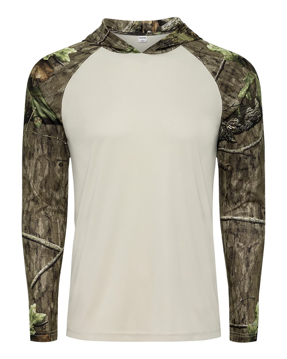 Paragon 241 Men's Biloxi Performance Colorblocked Hooded Long Sleeve T-Shirt in Country Roots