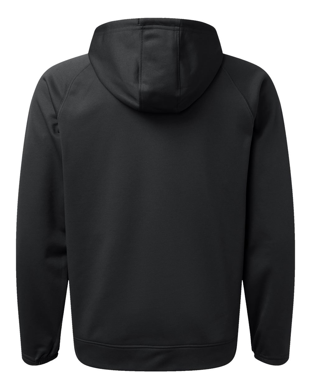 Paragon 305 Unisex Vail Performance Fleece Hooded Sweatshirt in Black, back
