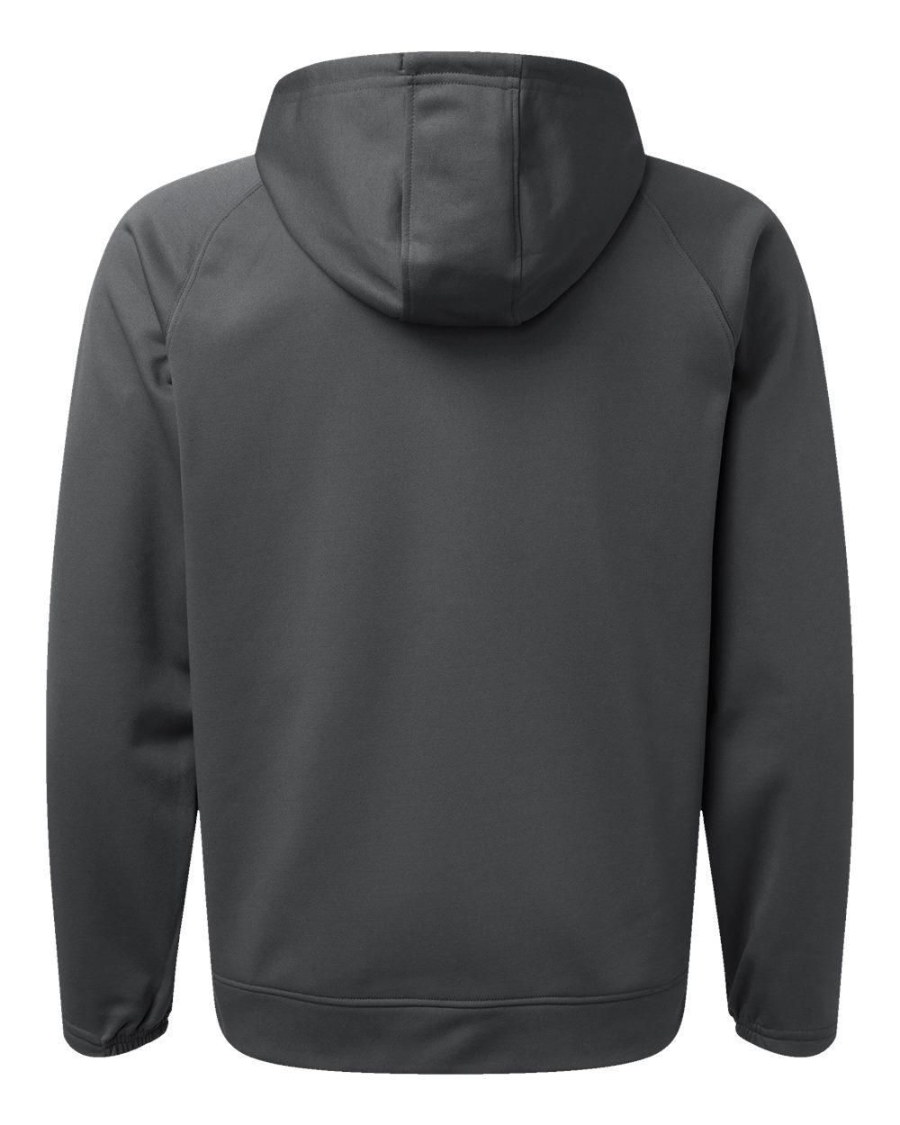 Paragon 305 Unisex Vail Performance Fleece Hooded Sweatshirt in Graphite, back