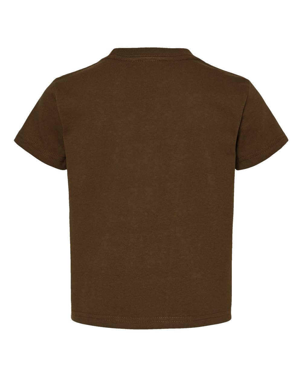 Rabbit Skins 3301J Youth Juvy Tee in Brown, back