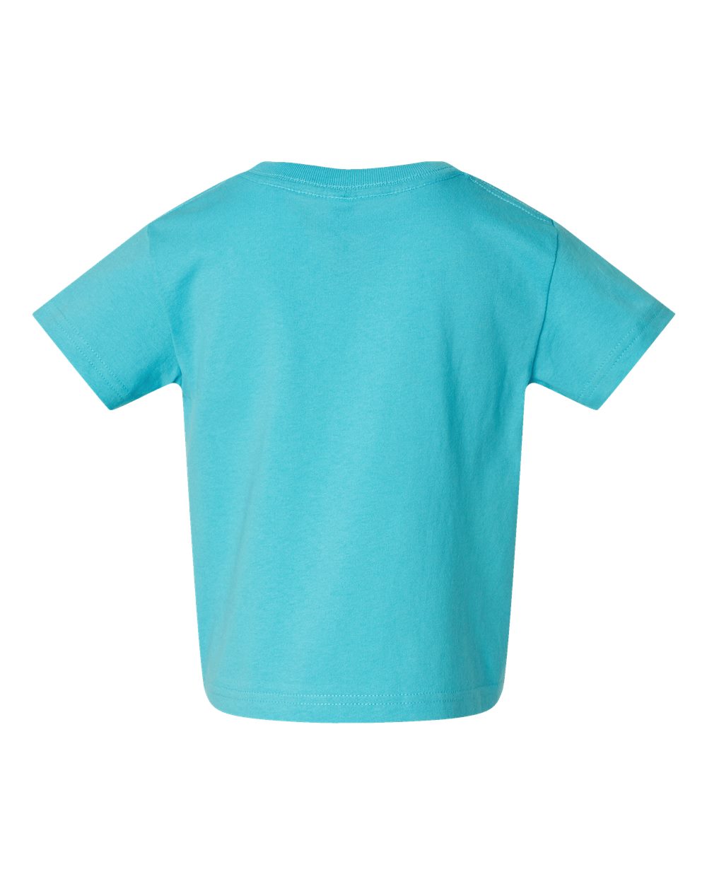 Rabbit Skins 3301J Youth Juvy Tee in Caribbean, back