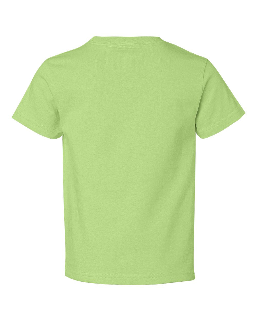 Rabbit Skins 3301J Youth Juvy Tee in Key Lime, back